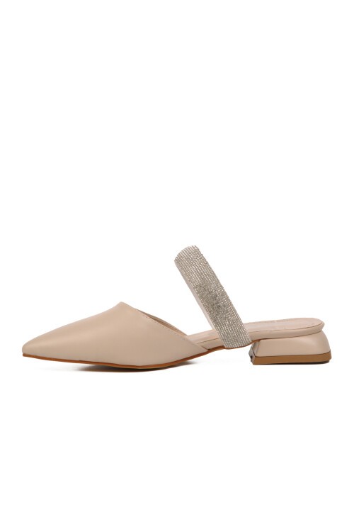 Ayakmod Bej Kadın Terlik