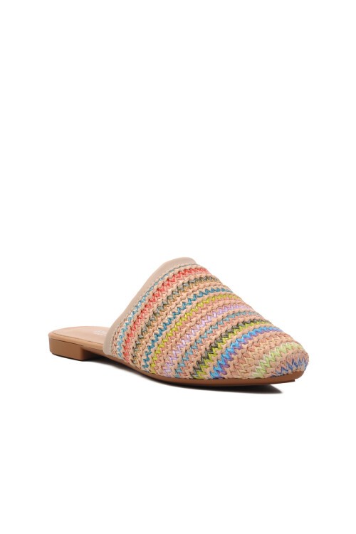 Ayakmod Renkli Kadın Terlik