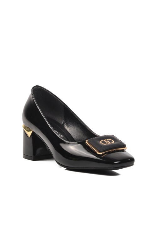 Ayakmod Siyah Kadın Topuklu Ayakkabı