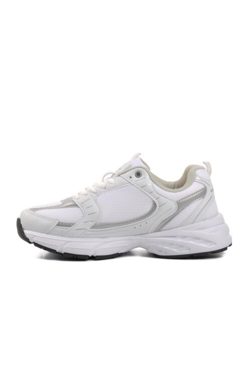 Beyaz-Gümüş Unisex Spor Ayakkabı