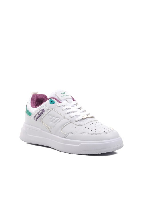 Walkway Beyaz-Mor Unisex Sneaker