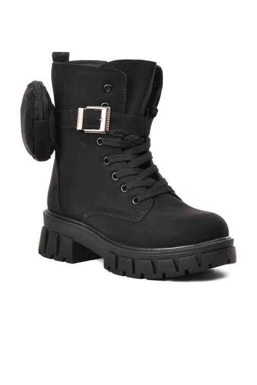 Walkway Siyah-Zümrüt Kadın Bot