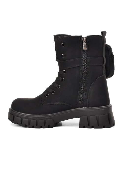 Walkway Siyah-Zümrüt Kadın Bot