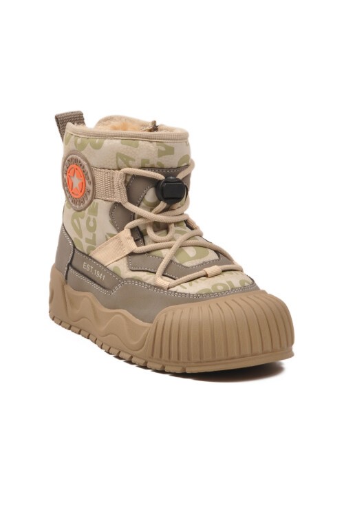 Bej İçi Kürklü Hafif Çocuk Bot 22664 P