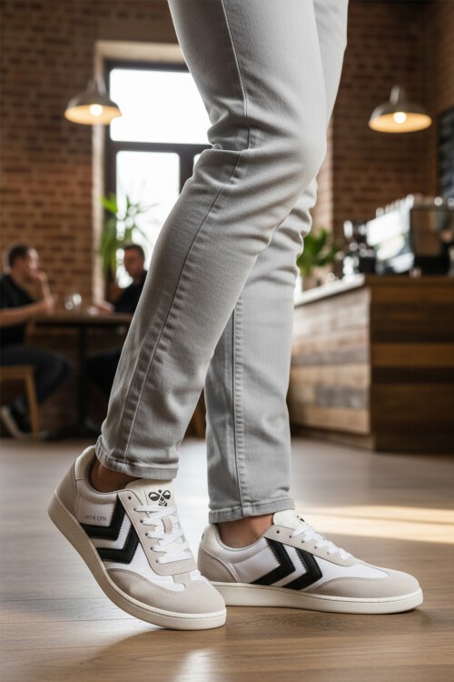 Beyaz-Siyah Unisex Sneaker Ayakkabı 227912 VM78