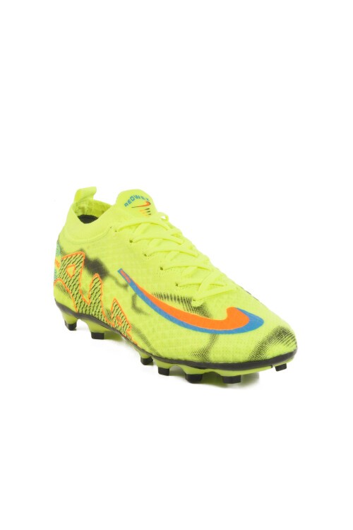 Fosfor Sarı-Siyah Polyester Karışımlı Erkek Krampon Redwex Pro-X M