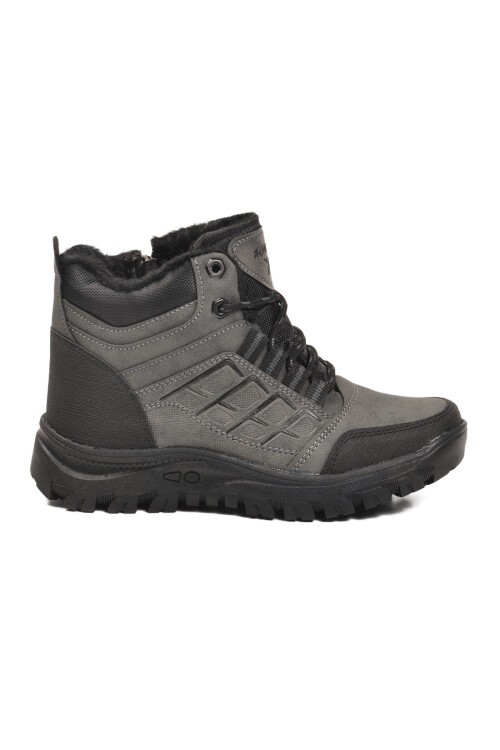 Füme İçi Kürklü Soğuğa Dayanıklı Kaymaz Unisex Outdoor Bot Almera 700 G