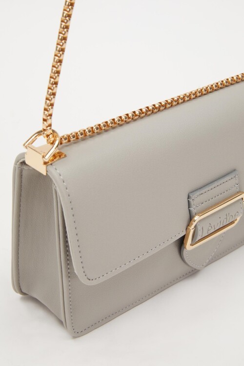 Gri Kadın Omuz Çantası Levidor 930191