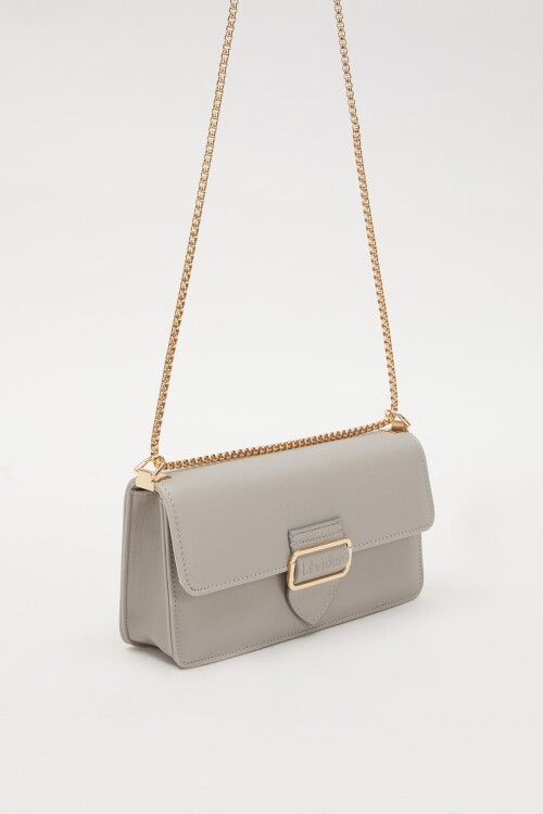 Gri Kadın Omuz Çantası Levidor 930191