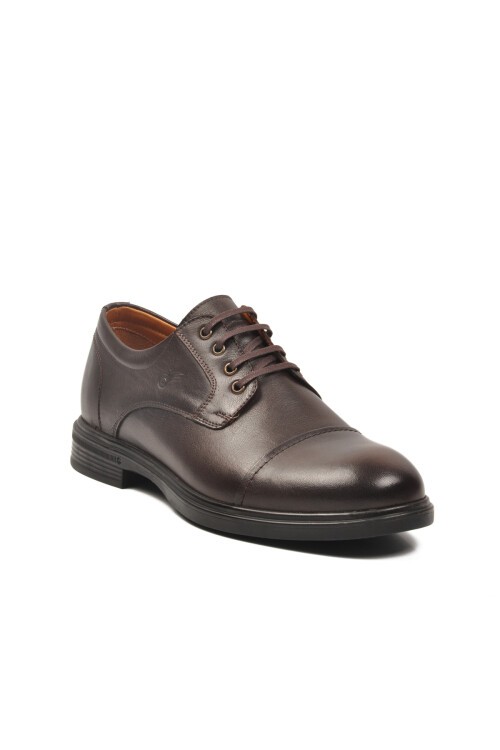 Kahve Hakiki Deri Anatomic Taban Erkek Klasik Ayakkabı 825501 M