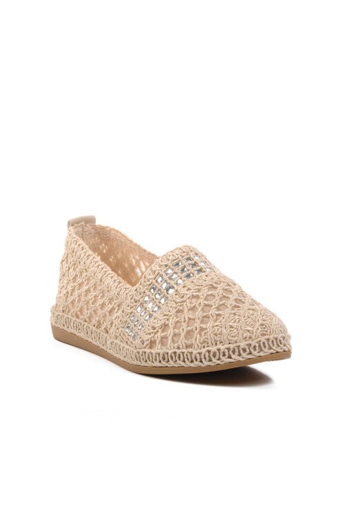 Krem Fileli Kadın Babet PC-54570 Z