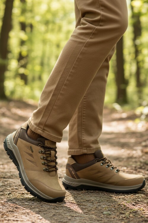 Kum Hakiki Deri Erkek Outdoor Ayakkabı 2343 M