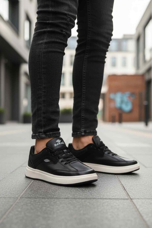 Siyah-Beyaz Erkek Günlük Ayakkabı Dakırs 508 M