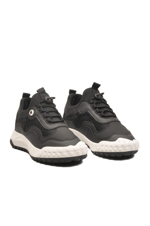 Siyah-Beyaz Çocuk Outdoor Ayakkabı G63 Kids F