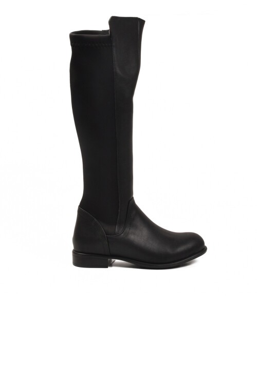 Siyah Cilt İçi Polarlı Kadın Çizme 409179 Z