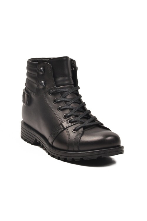 Siyah Hakiki Deri İçi Kürklü Erkek Bot 2K1426-HK-700 M