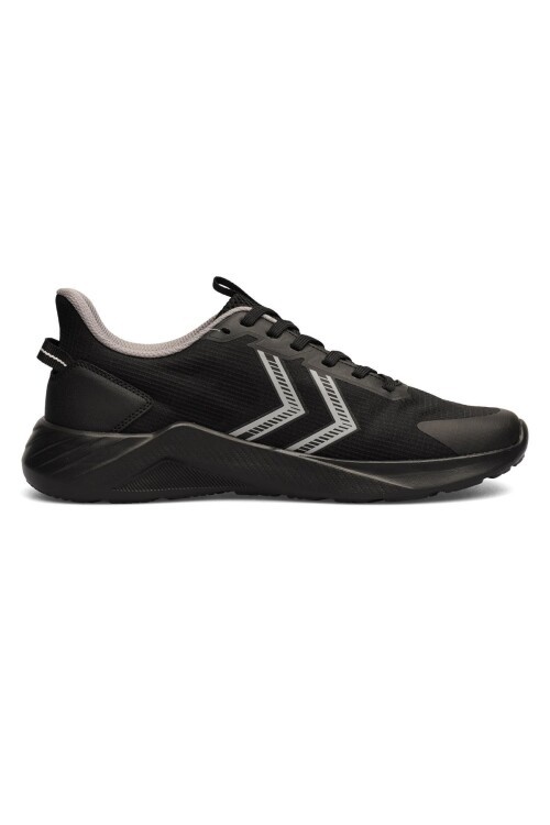 Siyah Fileli Bağcıklı Hafif Unisex Yürüyüş ve Spor Ayakkabı Sneaker 900795 Hml Solar Performance