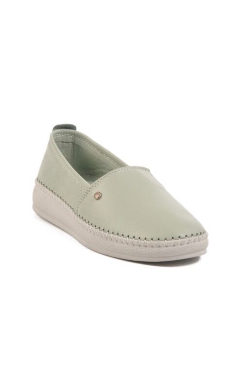 Yeşil Hakiki Deri Kadın Günlük Ayakkabı 211 Z