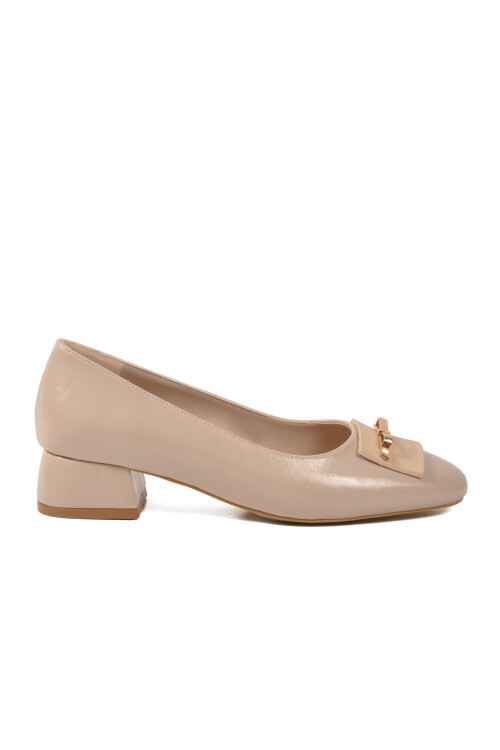 Bej Kadın Abiye Ayakkabı 608420 Z