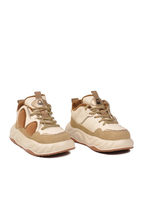 Bej Çocuk Spor Ayakkabı Benetton BN-12031 F