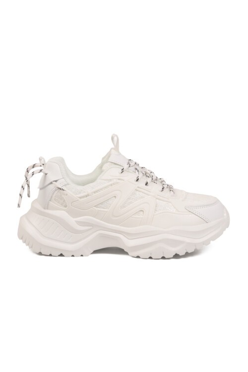 Beyaz Memory Foarm Kadın Spor Ayakkabı PCI-11075 G