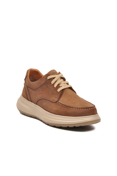 Kahve Nubuk Hakiki Deri Anatomik Taban Erkek Günlük Ayakkabı 255220 M