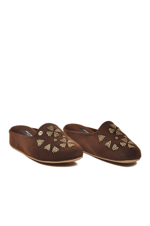 Kahve Kadın Ev Terliği PC-55374 Z