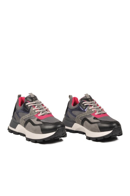 Siyah Kadın Spor Ayakkabı PC-55065 G