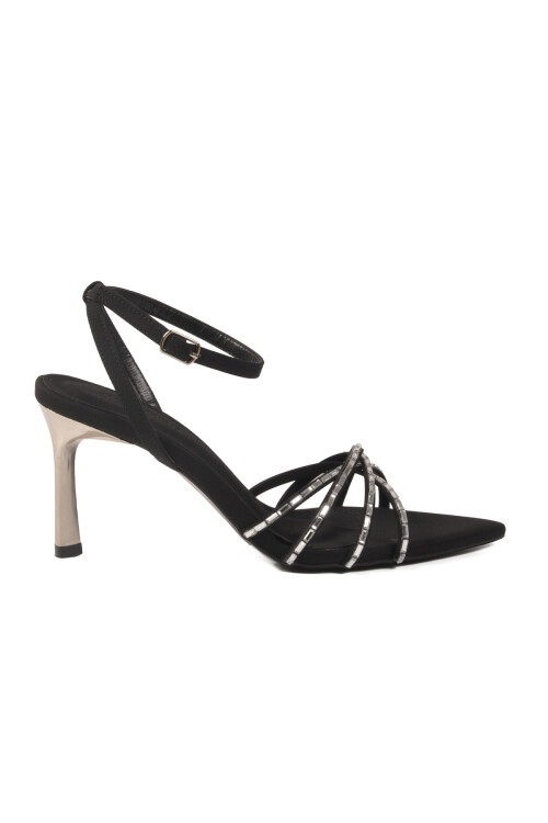 Siyah Kadın Topuklu Ayakkabı 681137 Z