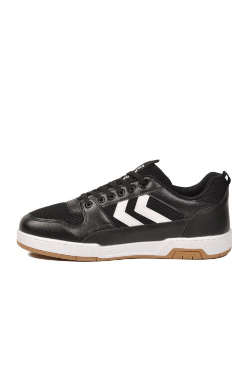 Siyah Fileli Bağcıklı Kalın Rahat Tabanlı Unisex Yürüyüş ve Spor Ayakkabı Sneaker 900872 Hml Versay II
