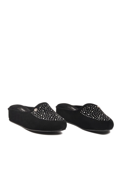 Siyah Kadın Ev Terliği PC-55369 Z