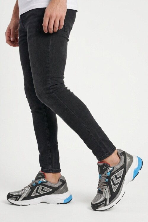 Siyah Fileli Bağcıklı Nefes Alan Unisex Yürüyüş ve Spor Ayakkabı Sneaker 900794 Hml Performance 700