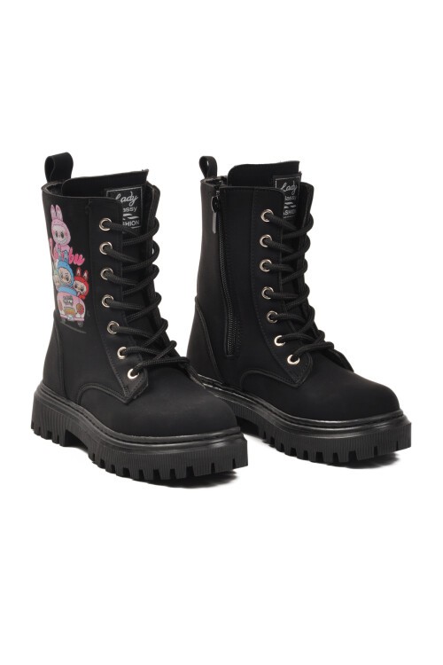 Siyah Zümrüt Çocuk Bot Lady Classy 2005 F