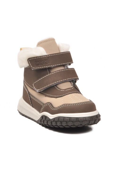 Kahve Cırtlı Unisex Bebek Bot Shade B