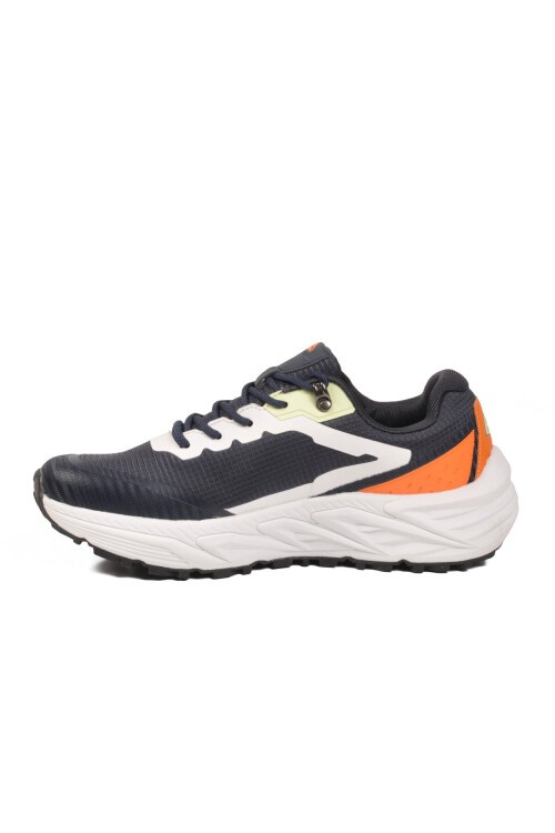 Lacivert-Oranj Ortopedik Taban Erkek Spor Ayakkabı 5032 M