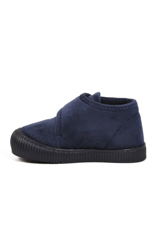 Lacivert Süet Unisex Çocuk Panduf 058999 P