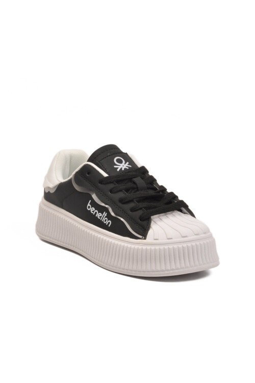 Siyah-Beyaz Unisex Spor Ayakkabı BNI-12152 G