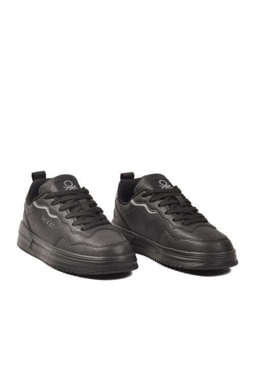 Siyah Hafif Bağcıklı İthal Unisex Spor Ayakkabı BNI-11201 G