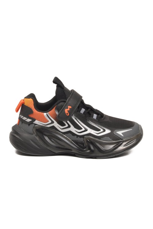 Siyah-Turuncu Erkek Çocuk Spor Ayakkabı 161-T5440210 F