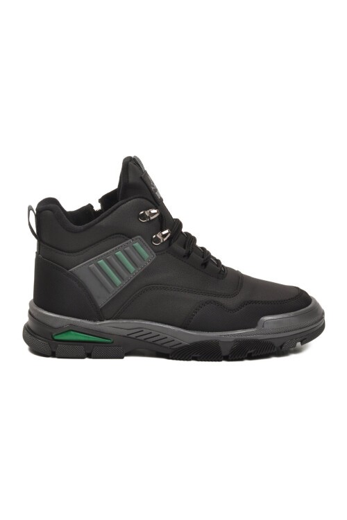 Siyah-Yeşil Polarlı Unisex Outdoor Bot 444 G