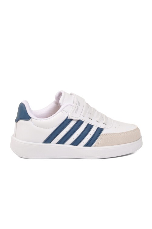 Beyaz-İndigo Hafif Erkek Çocuk Spor Ayakkabı 754 F