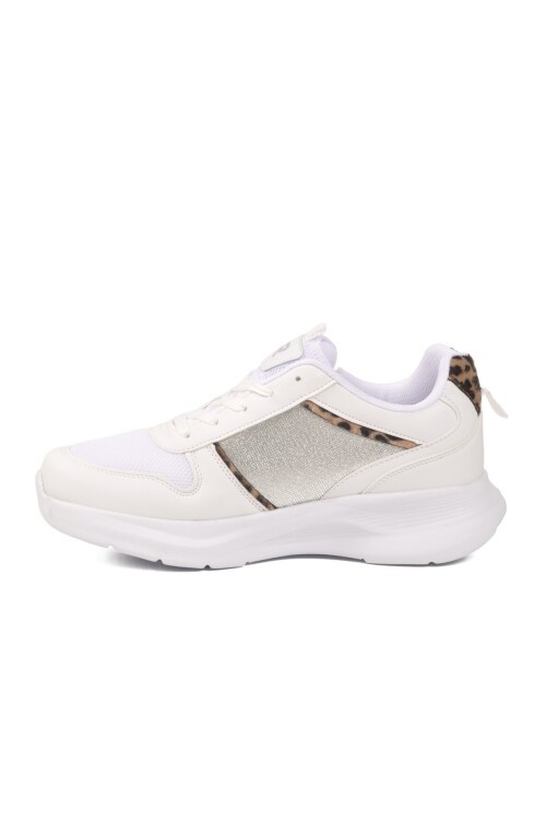 Beyaz-Leopar Kadın Spor Ayakkabı 1017 Z