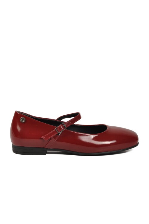 Bordo Rugan Hafif Kadın Babet PC-54810 Z