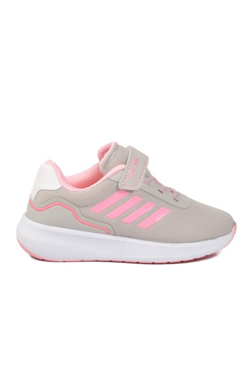 Buz-Pembe Cırtlı Kız Çocuk Spor Ayakkabı 755 F