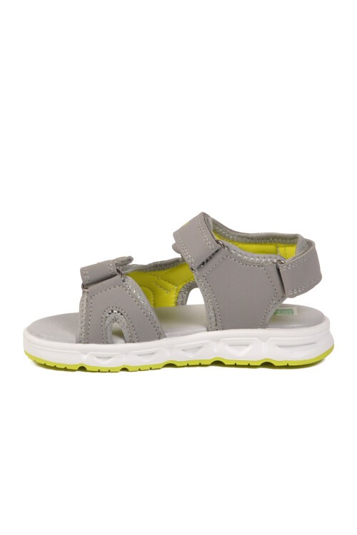 Gri Cırtlı Unisex Çocuk Sandalet BNI-10118 P