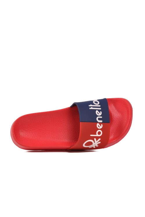 Kırmızı-Lacivert Rahat Yumuşak Tabanlı Unisex Spor Terlik BN-1433