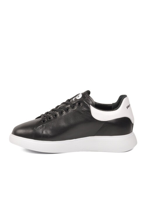 Siyah-Beyaz Unisex Bağcıklı Sneaker PC-32722 Z