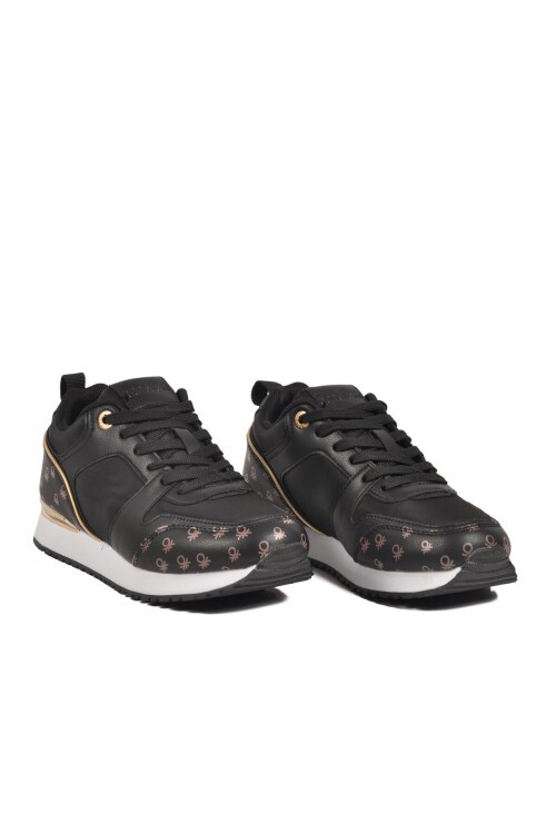 Siyah-Beyaz Unisex Spor Ayakkabı BNI-12097 G