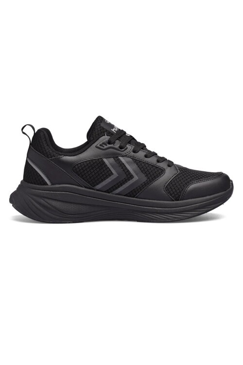 Siyah-Siyah Fileli Hafif Rahat Tabanlı Unisex Yürüyüş ve Spor Ayakkabı 900905 Hml Xxlsm 1.0