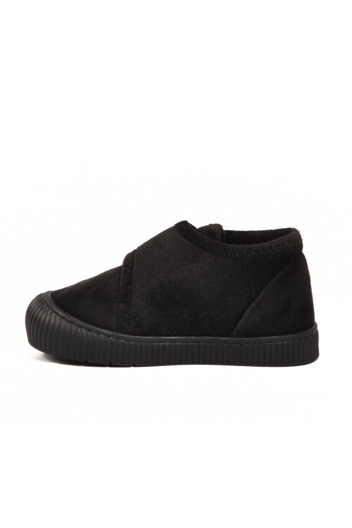 Siyah Süet Unisex Çocuk Panduf 058999 P